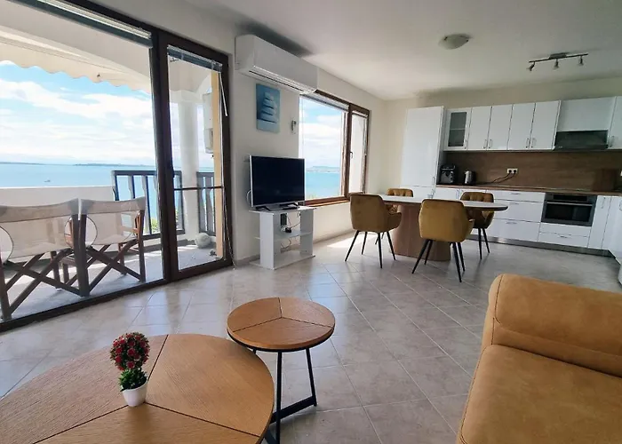 под наем 4-стаен с изумителна фронтална гледка море, Sun Coast влас アパート スヴェティ・ヴラス