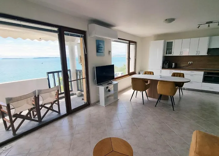 под наем 4-стаен с изумителна фронтална гледка море, Sun Coast влас スヴェティ・ヴラス